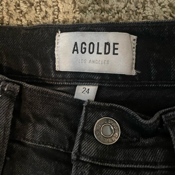 Agolde Riley Black Jeans - Picture 3 of 5